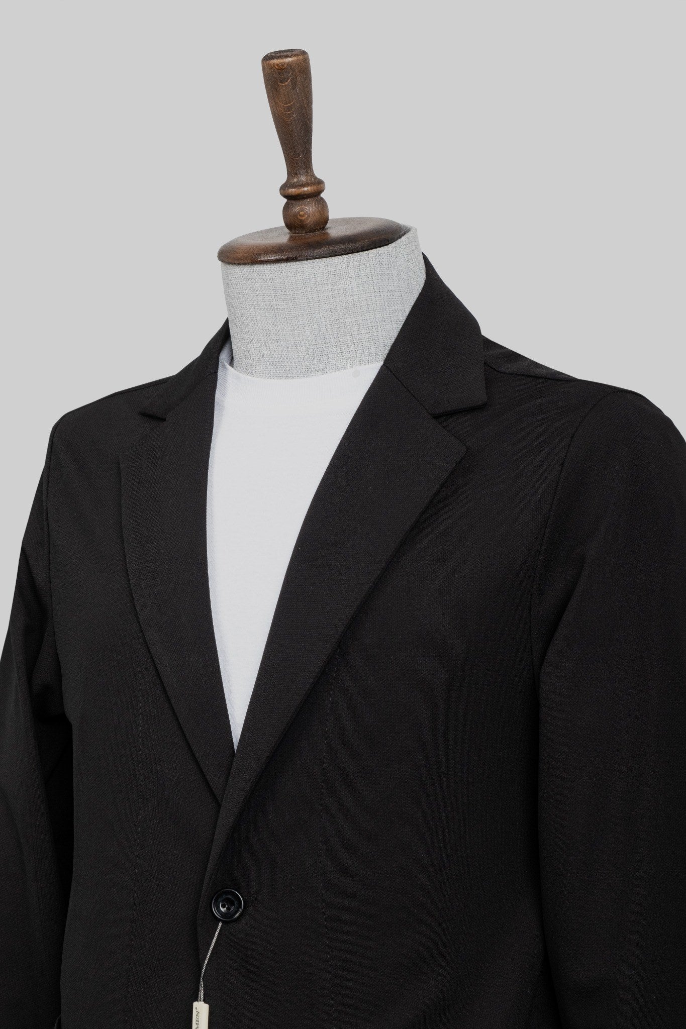 Jet Ease – Lightweight Stretch Shacket-Blazer (Black)