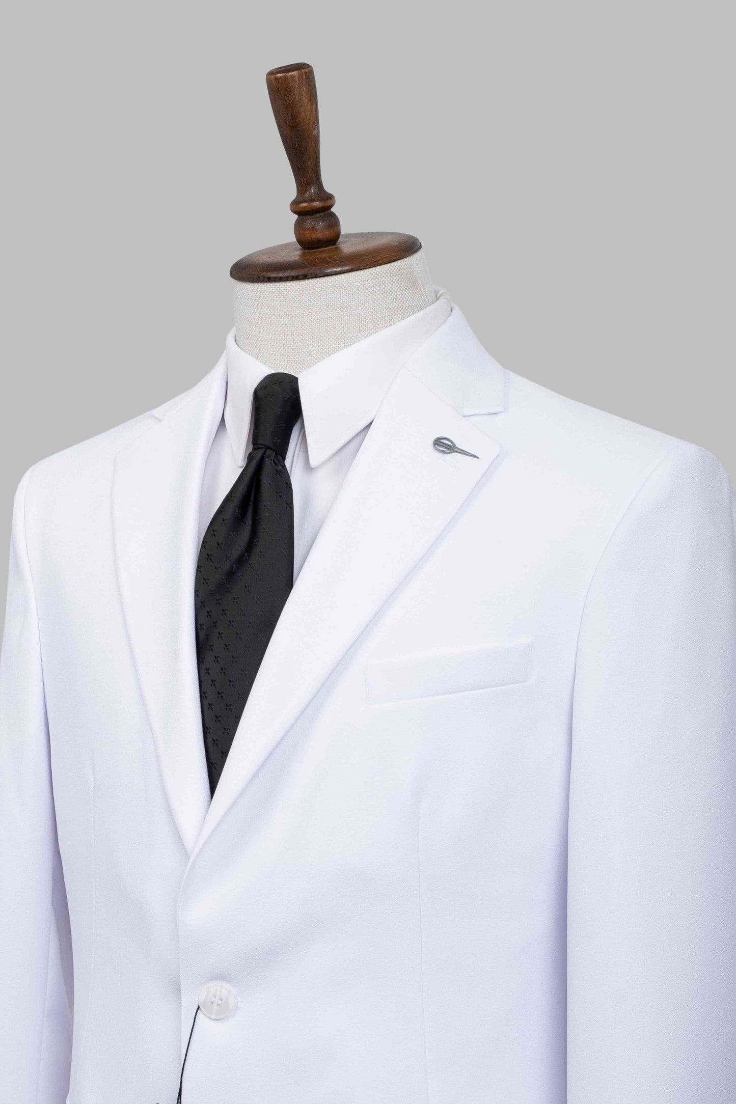 Glacier White – European Classic White 2-Piece Suit