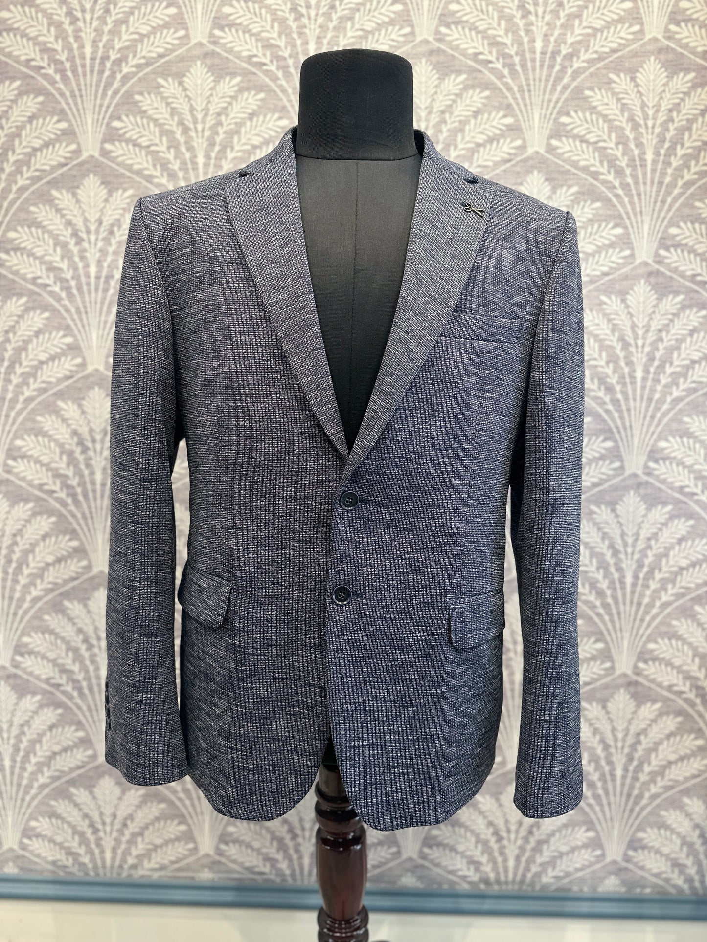Ash Grey Slim Fit Blazer (Imported)