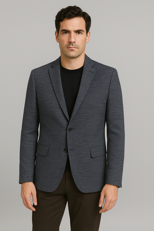 Ash Grey Slim Fit Blazer (Imported)