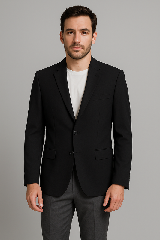 Classic Black Slim Fit Blazer (Imported)