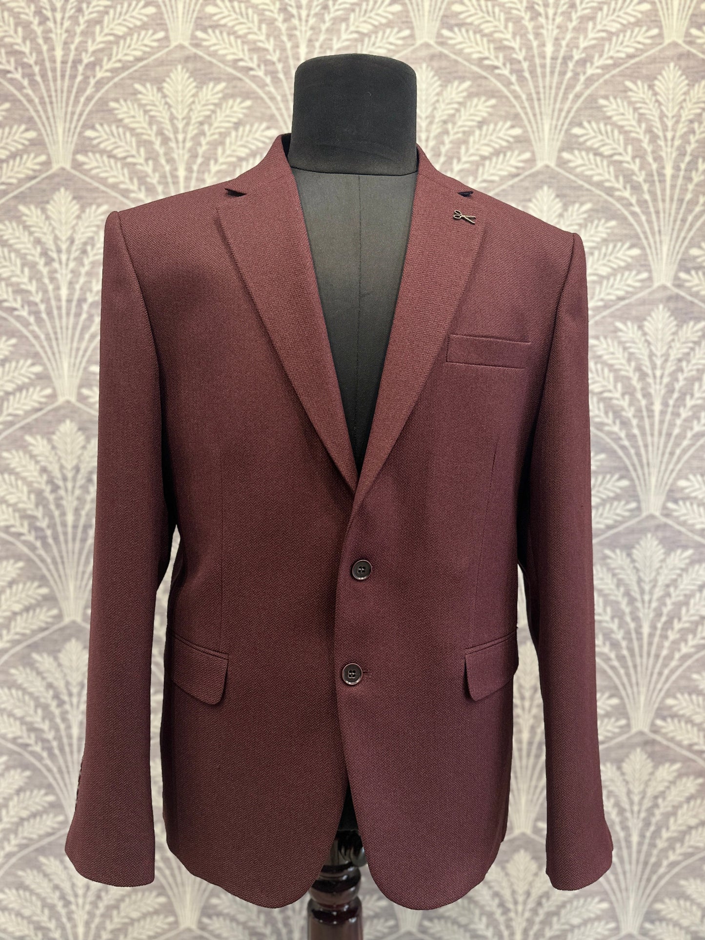 Merlot Slim Fit Blazer (Imported)