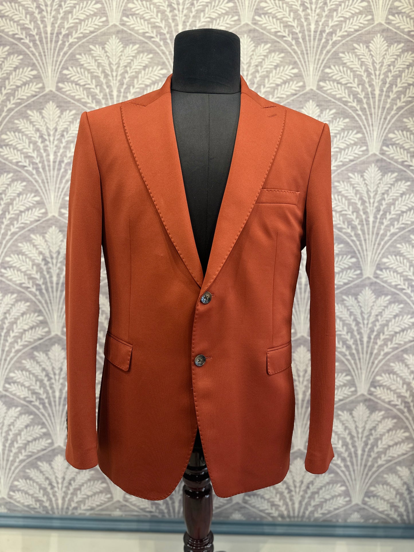 The Rust Luxe Slim Fit Blazer (Imported)