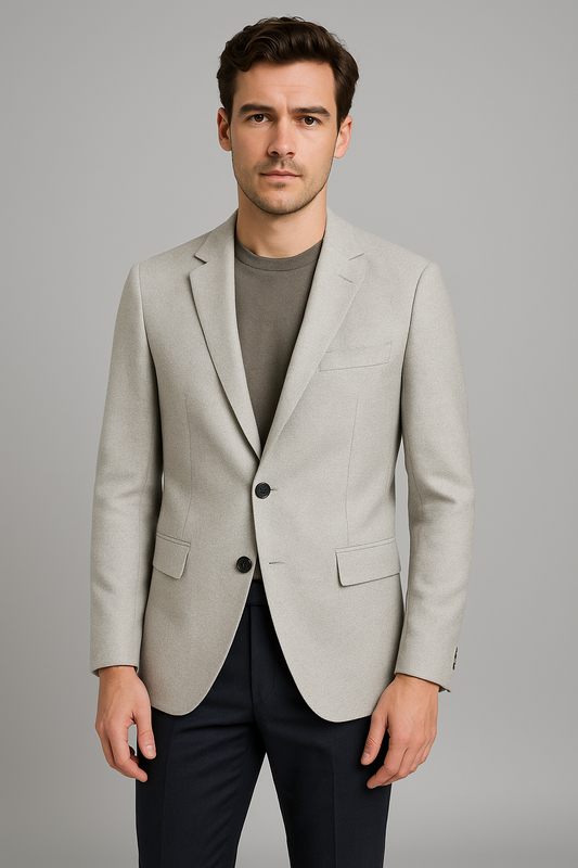 Frosted Grey Blazer Slim-fit (Imported)