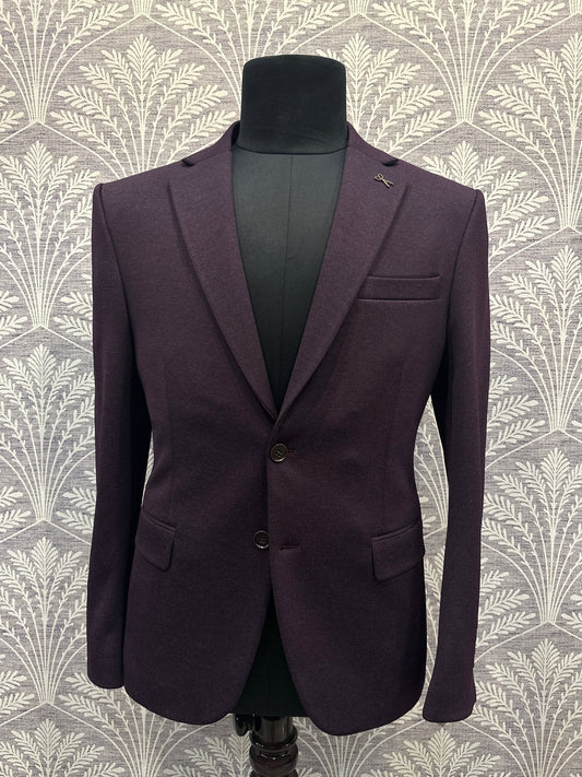 Deep Purple Slim Fit Blazer (Imported)