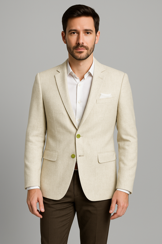 Mint Green Men’s Blazer – Regular Fit (Indian Collection)
