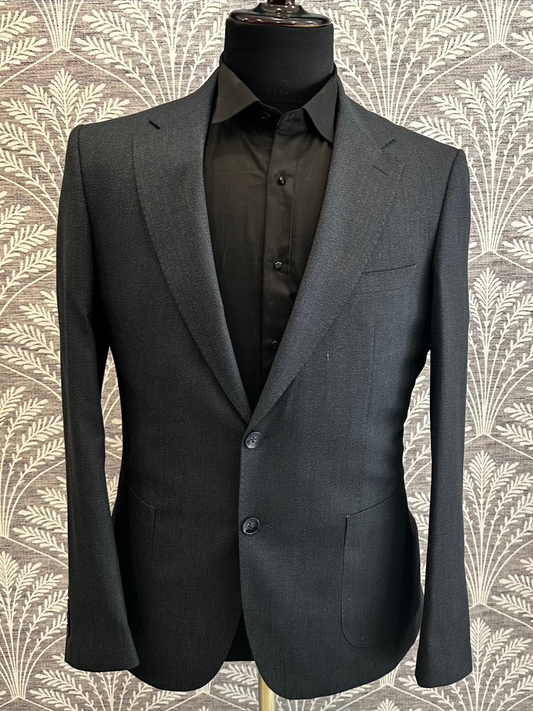 Navy Blue Slim-Fit Blazer (Imported)