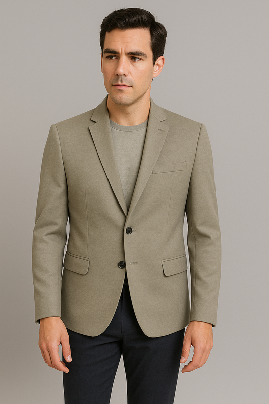 Pista Green Slim Fit Blazer (Imported)