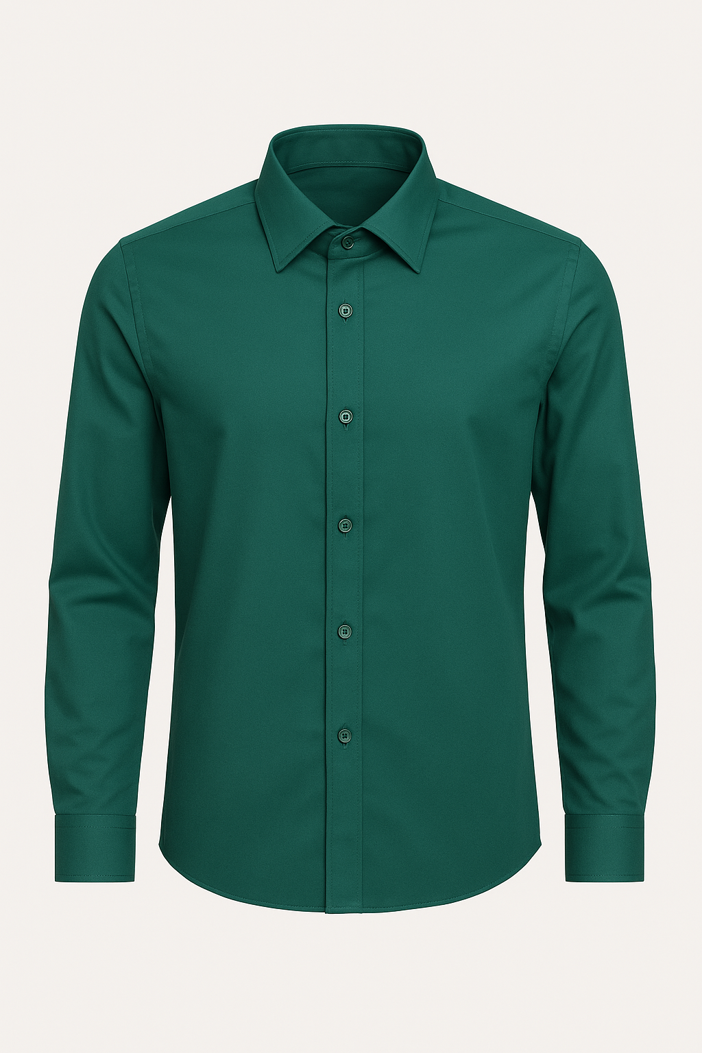 Teal Green Slim Fit Formal Shirt for Men – Imported Premium Office Wea