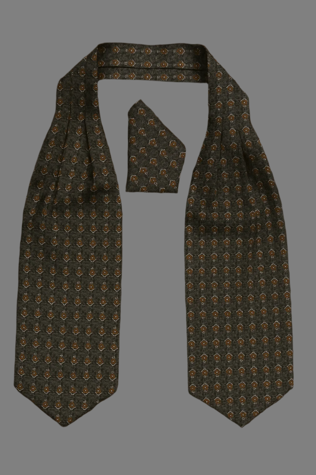Men’s Luxurious Imported Ascot Tie with Matching Pocket Square – Multi-Color Variants