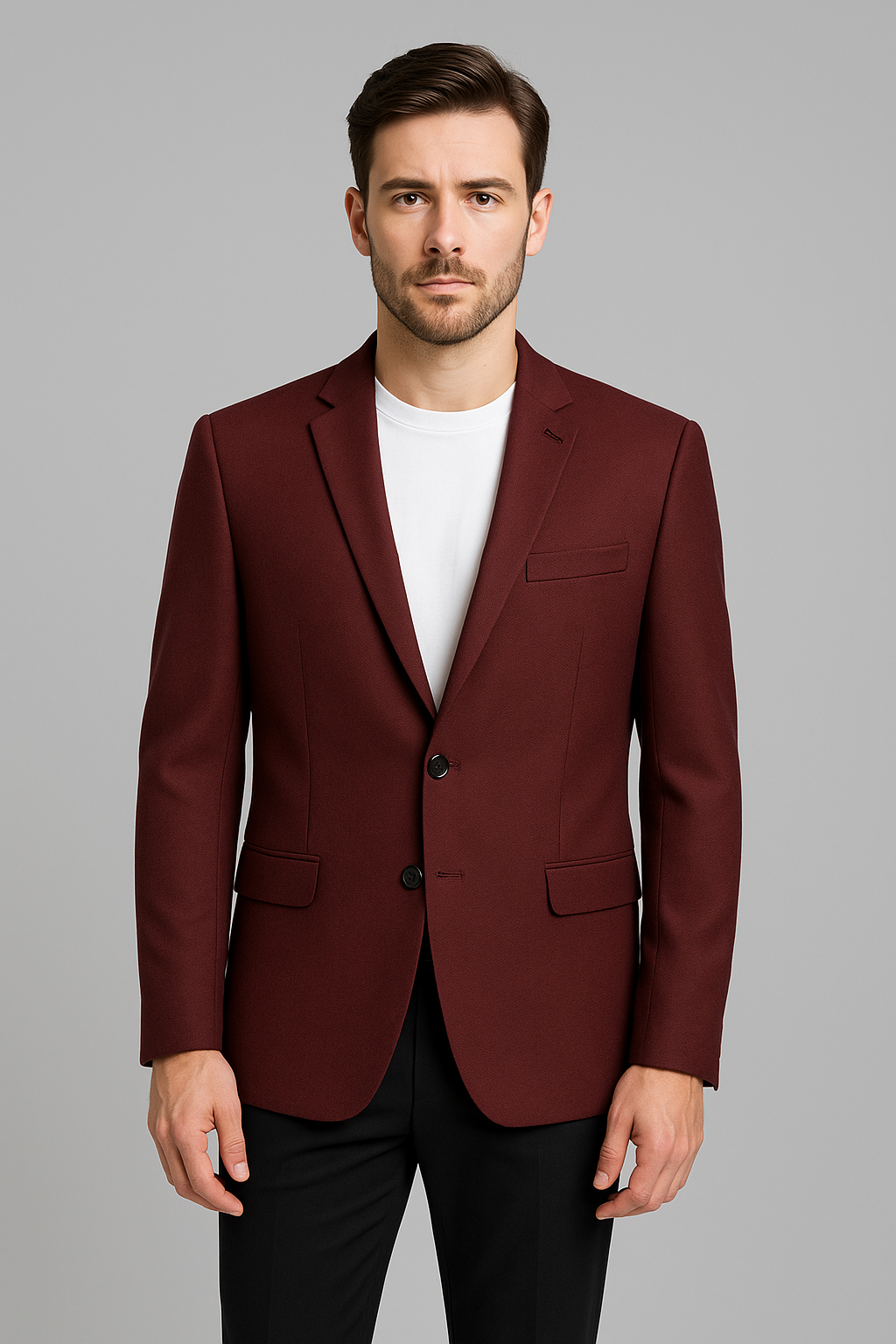 Merlot Slim Fit Blazer (Imported)